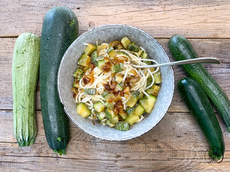 Schnelle Zucchini Pasta