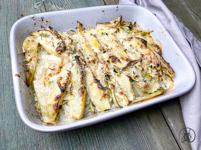 Fenchel in Milch gebacken