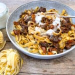 Rindfleisch Pasta