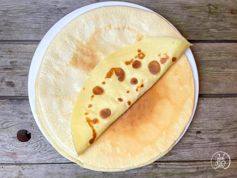 Pfannkuchen Grundrezept, auch Palatschinken genannt – Cook &amp; Soul