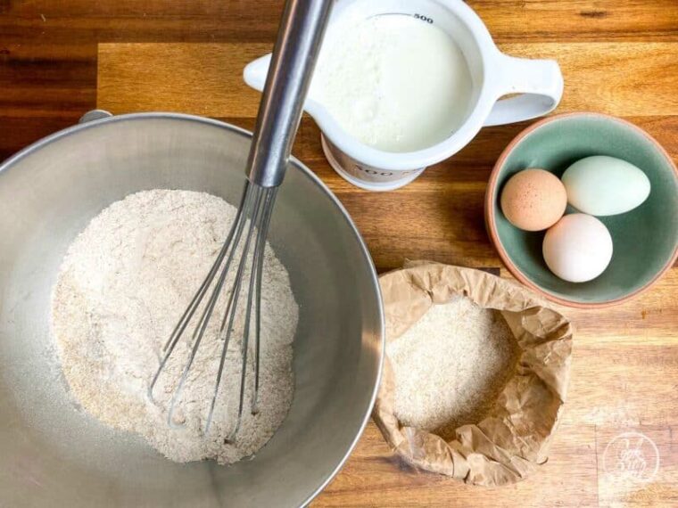 Vollkorn Pfannkuchen mit Dinkelmehl, einfaches Grundrezept – Cook &amp; Soul