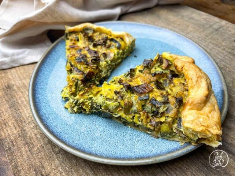 Lauchkuchen mit Mürbeteig, vegetarisch &amp; gesund – Cook &amp; Soul