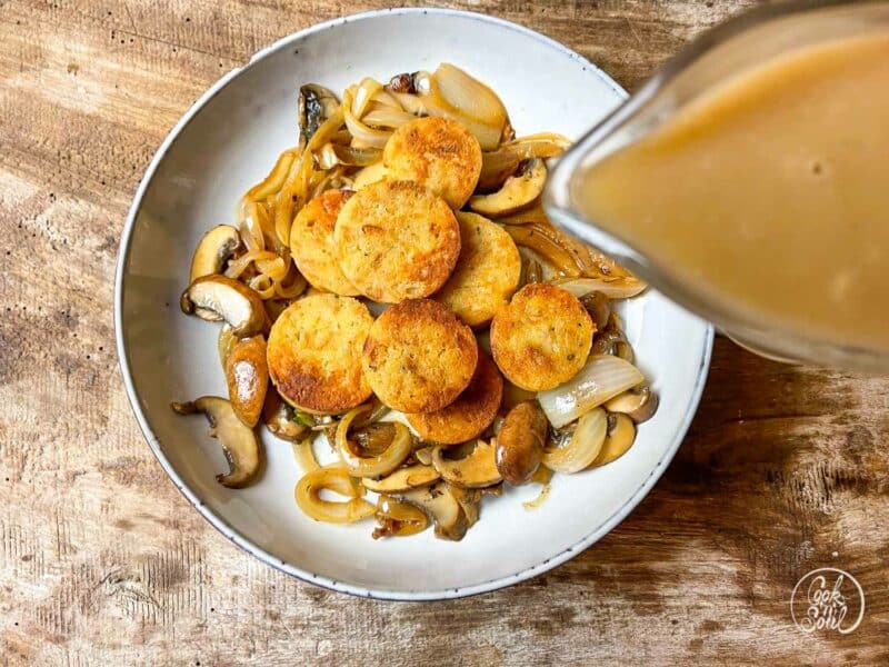 Vegane Knödel ohne Ei