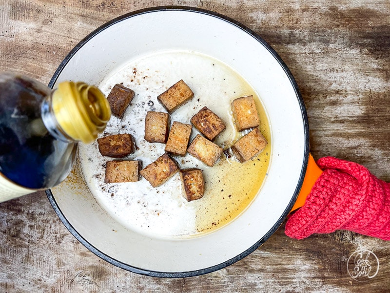 Tofu Stir Fry anbraten