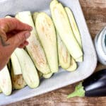 Aubergine salzen