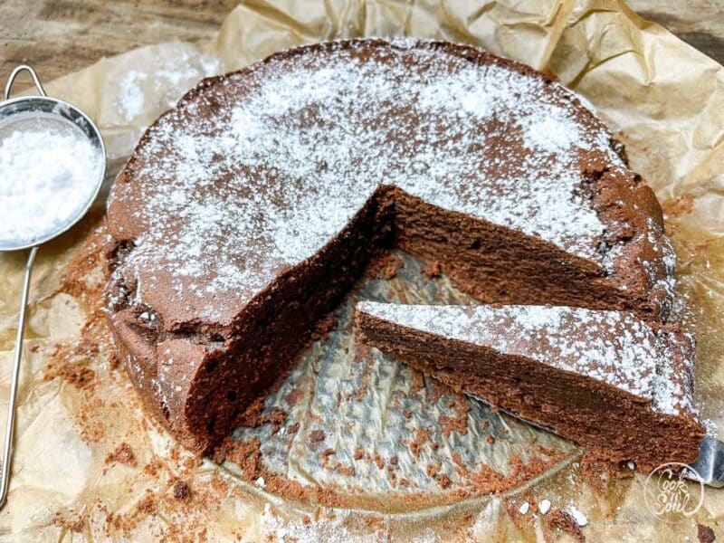 Eiweiss Schokoladen Kuchen2