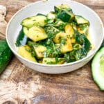 Gurkensalat mit Ingwer