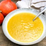 leichte Kürbissuppe Hokkaidokürbis