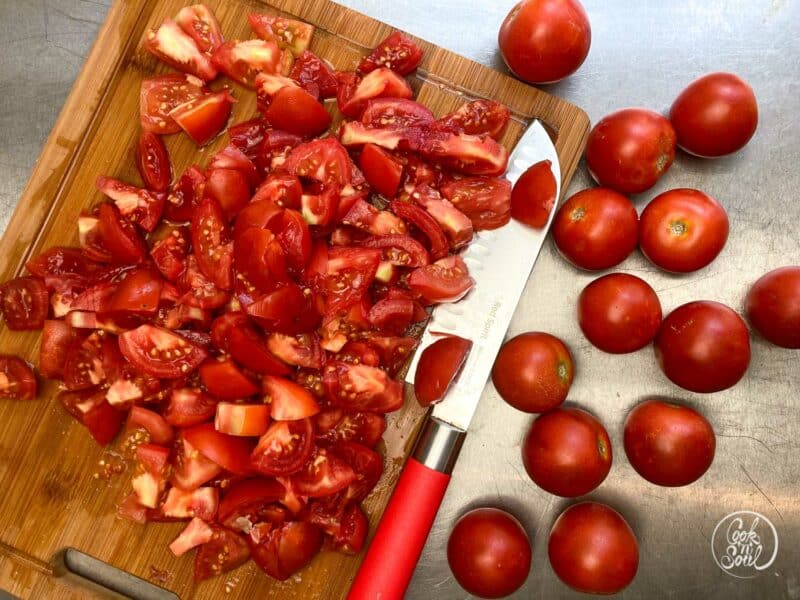 Tomaten kochen