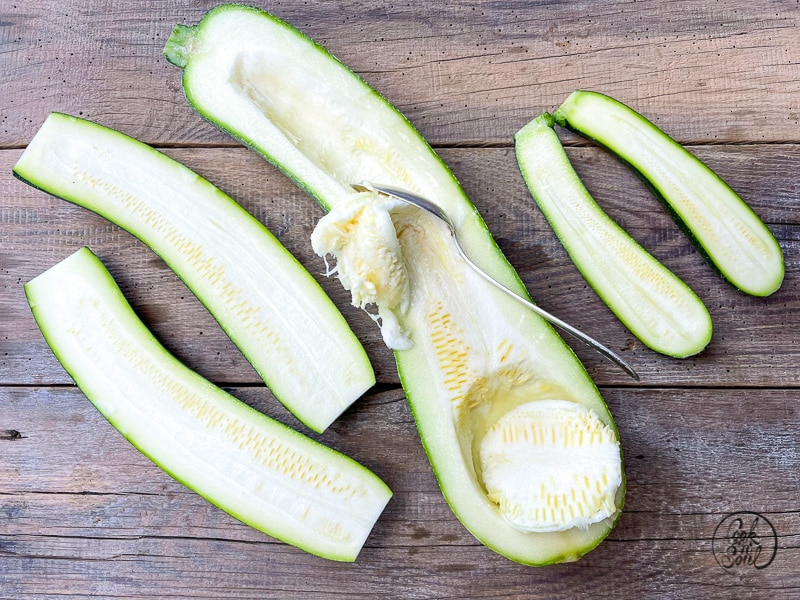 Zucchini zubereiten