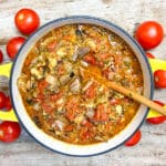 Tomatensauce mit Auberginen