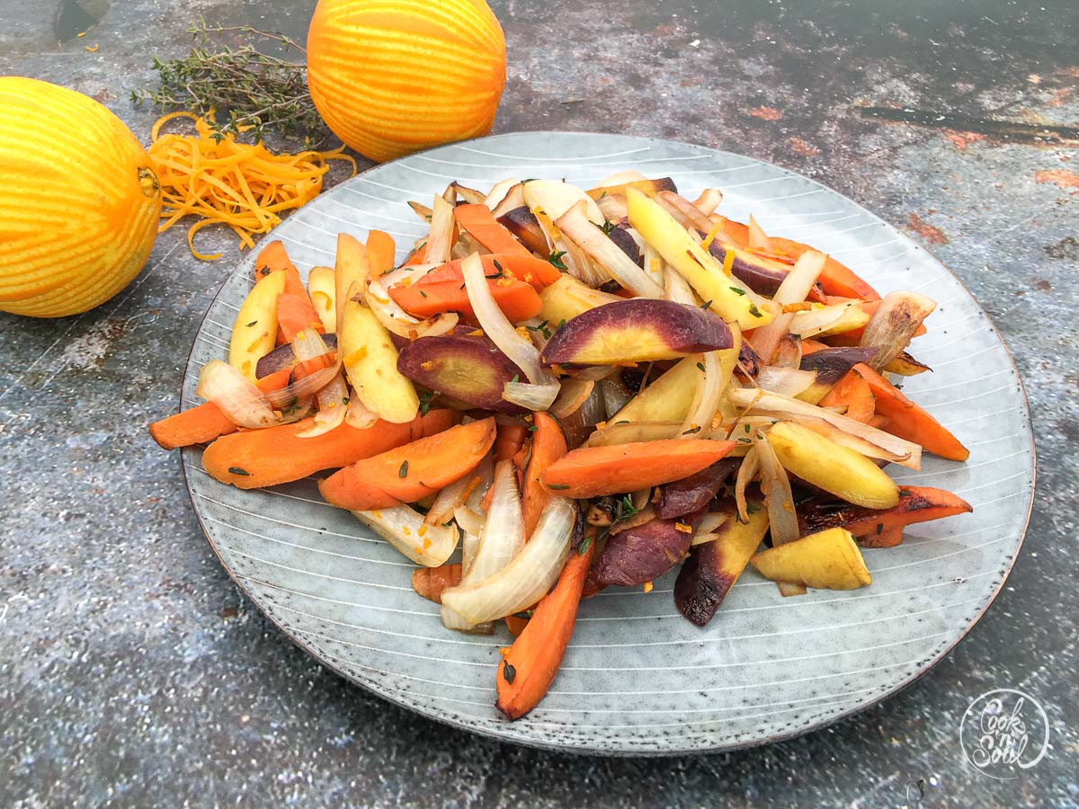 Karottengemüse mit Orangenaroma – Cook &amp; Soul