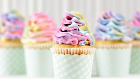 Regenbogen-Cupcake-Einlagen – 400 Stück, Fettdicht & Backofengeeignet Für Muffins & Kuchen