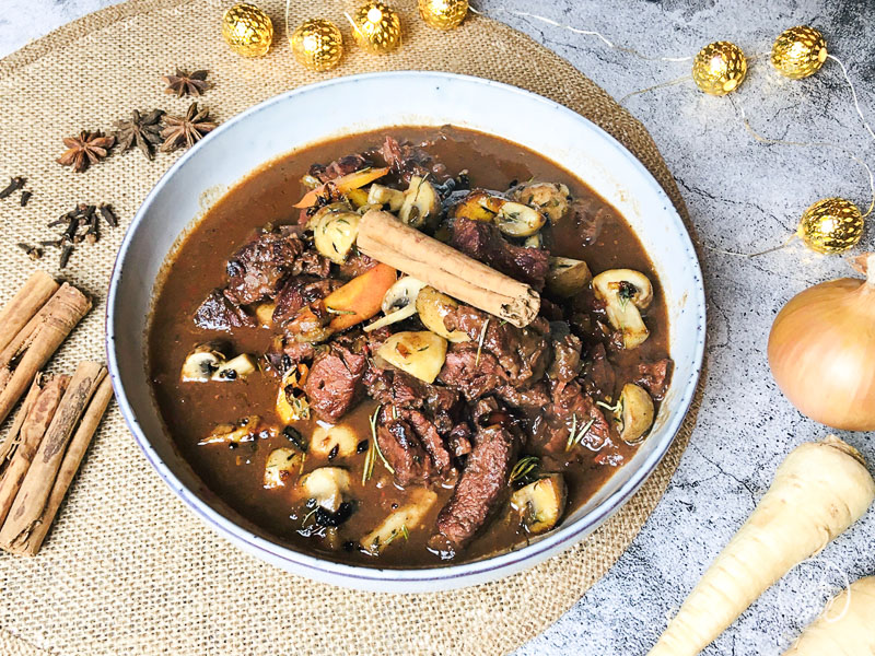 Weihnachtliches Gulasch