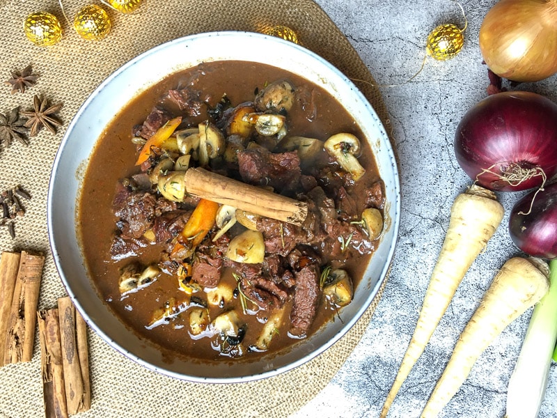 Weihnachtliches Gulasch