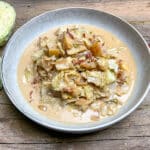 Wirsingkohl mit Apfel und Speck