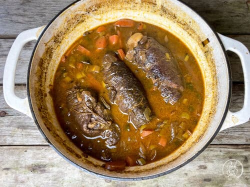 Geschmorte Rinderrouladen in Rotweinsauce – Cook &amp; Soul