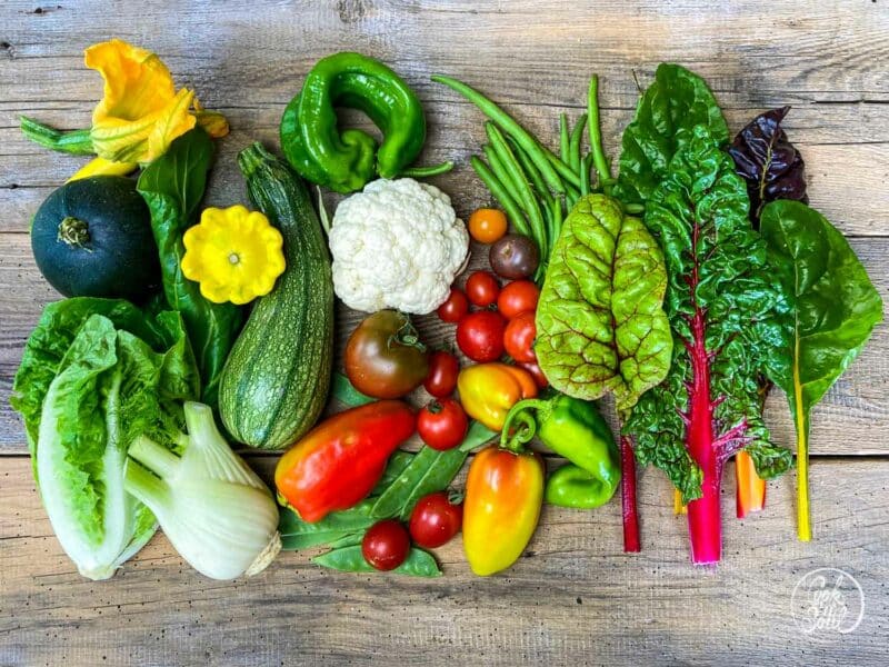 Zutaten für Rezepte im August