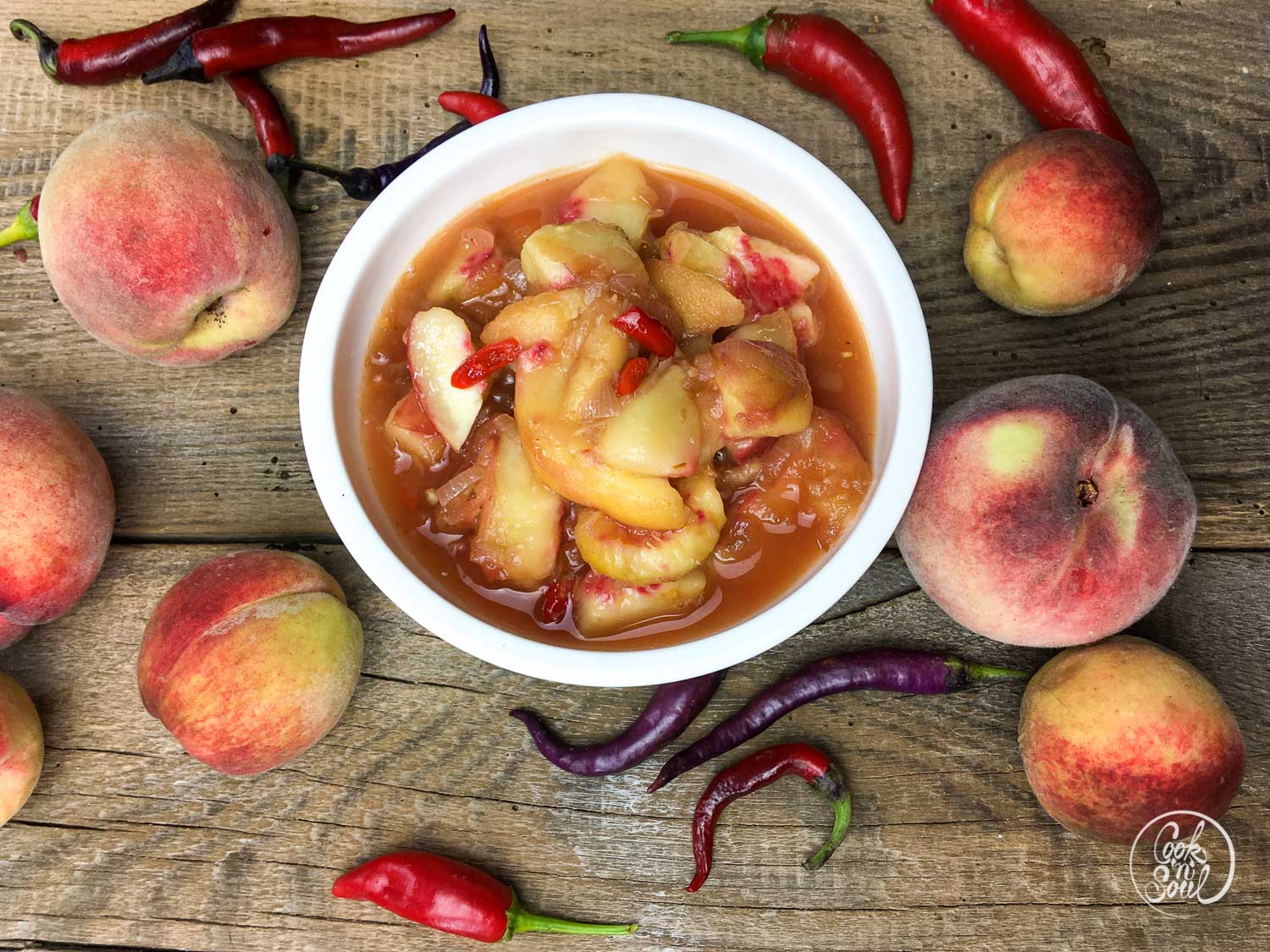 Pfirsich Chutney mit Chili: Sommer im Glas – Cook &amp; Soul